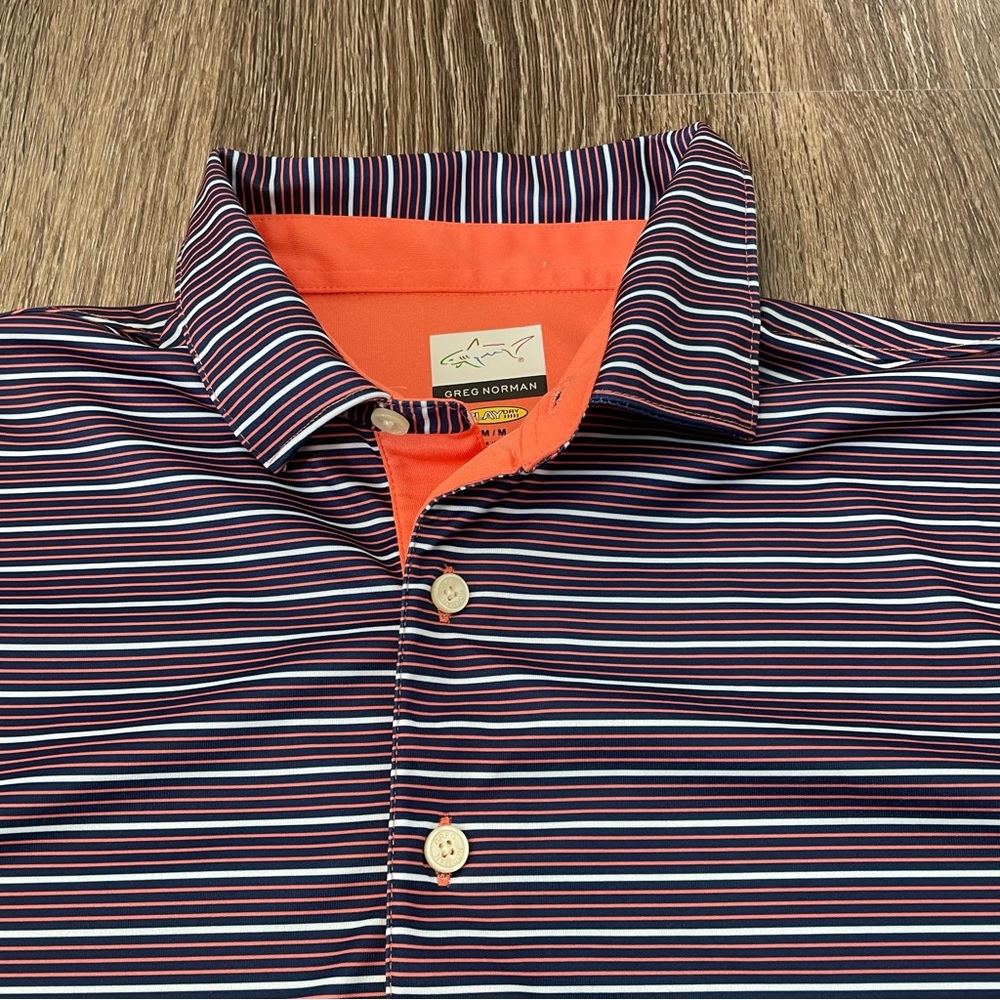 Greg Norman Lightweight Golf Polo - M